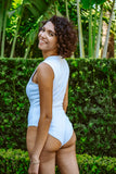 UF White Pique Bodysuit - S/M