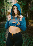 Syracuse University LS Crop Hoodie -S/M